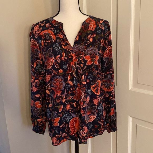 LOFT Tops - 🔥3/$20🔥 LOFT floral print tunic blouse size S